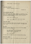 Moe Howard's 27pp. ''Final Draft'' Script Dated November 1949 for The Three Stooges Film ''Three Arabian Nuts'' -- With Annotation in Moe's Hand -- Very Good Plus Condition